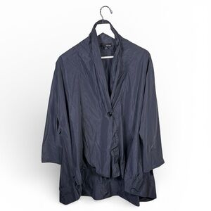 Veste Courte Drapée Sun Kim - Noir, Jersey, Taille S - État Parfait Occasion